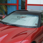 (97-04 C5 / C5 Z06) : Corvette Windshield Sunshade - Insulated w/ C5 Logo,Car Care