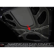 Corvette ZR1 Hood X-Frame Center Brace Cover - Polished Stainless Steel : 2009-2013 ZR1,Engine