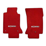 Lloyds Corvette Floor Mats Velourtex - Torch Red w/ Z06 405HP Emblem (97-04 C5 / C5 Z06),Interior