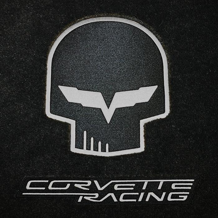 Lloyds Ultimat Floor Mats - Jake Corvette Racing w/ Script - Yellow or Silver - 2005-2007 (Post Anchor),Interior
