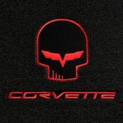 Lloyds Ultimat Floor Mats - Red Jake Corvette Racing w/ Script: 2005-2007.5 (Post Anchor),Interior