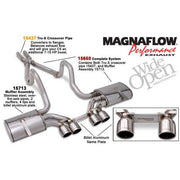 Magnaflow Complete Corvette Catback Exhaust System w/ Tru-X (97-04 C5),Exhaust