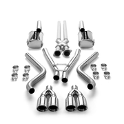 Magnaflow Complete Corvette Exhaust System w/ Tru-X (05-12 C6, C6 Grand Sport),Exhaust