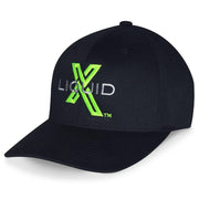 Liquid X Flexfit Hat - Black,Apparel