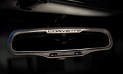 2001 - 2004 C5 Corvette Rearview Mirror Trim for Auto-Dim Mirror Only,[Corvette Script,Interior