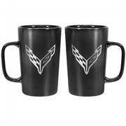 Next Generation C8 Corvette 16 oz. Ceramic Mug - Black,Home & Office