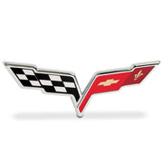 Corvette Emblem - Chrome Rear : C6,Exterior