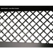 Corvette Driving Light Grille 2 Pc. (Set) - Laser Mesh Stainless Steel Black Stealth : 2006-2013 C6,Exterior