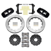 2005-2013 C6 Corvette Wilwood-AERO6 Front Big Brake Kit - Slotted 15 inch Rotor-Black,Brakes