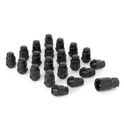 Corvette Black Lug Nuts and Wheel Locks - Complete Set,Wheel & Tire Parts