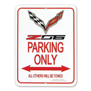 C7 Z06 Corvette Parking Only Aluminum Sign - 9" x 12",Home & Office