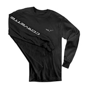 C6 Corvette Long Sleeve Tee Shirt : Black,Apparel