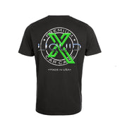 Liquid X Circle Logo Men's T-Shirt - Black,Apparel
