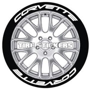 Corvette Tire Stickers - Permanent 1" : C7 Corvette,Exterior