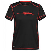 Next Generation C8 Corvette Ladies Performance Tee : Black,T-shirts