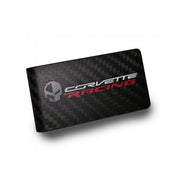 C7 Corvette Racing Jake Skull Black Carbon Fiber Money Clip,Keychains