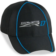C7 Corvette ZR1 Life Begins at 200 MPH Carbon Fiber Pattern Hat/Cap : Blue Stripe,Apparel