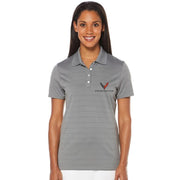 Next Generation C8 Corvette Callaway Dry Core Polo - Ladies : Smoke,Polo Shirts