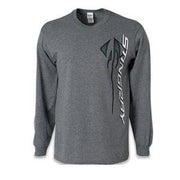 C7 Corvette Stingray Logo Long Sleeve T-Shirt - Gray,Shirts