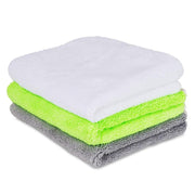 Liquid X Premium Multi-Purpose Microfiber Detailing Towels - 16" x 16",[3 pack,Microfiber Towel