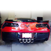 Corvette 5th Brake Light Blackout Lens - Smoked Acrylic : C7 Stingray Z51,Lighting