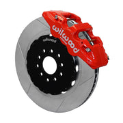 2005-2013 C6 Corvette Wilwood-AERO6 Front Big Brake Kit - Slotted 14.25 inch-RED,Brakes