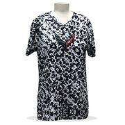 Next Generation C8 Corvette Zora Camo Sublimated T-shirt - Ladies : Limited Edition,Apparel