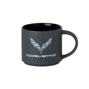 C7 Corvette Matte Grey Coffee Mug : Black Center,Accessories