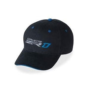 C7 Corvette ZR1 Structured Two Tone Hat/Cap : Black,Apparel