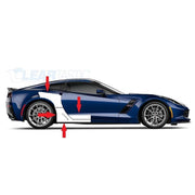 C7 Corvette - Cleartastic Rocker Panel & Lower Door Film Kit - Paint Protection,Car Care