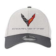 Next Generation C8 Corvette Flexfit Ballastic Hat - Gray,Hats