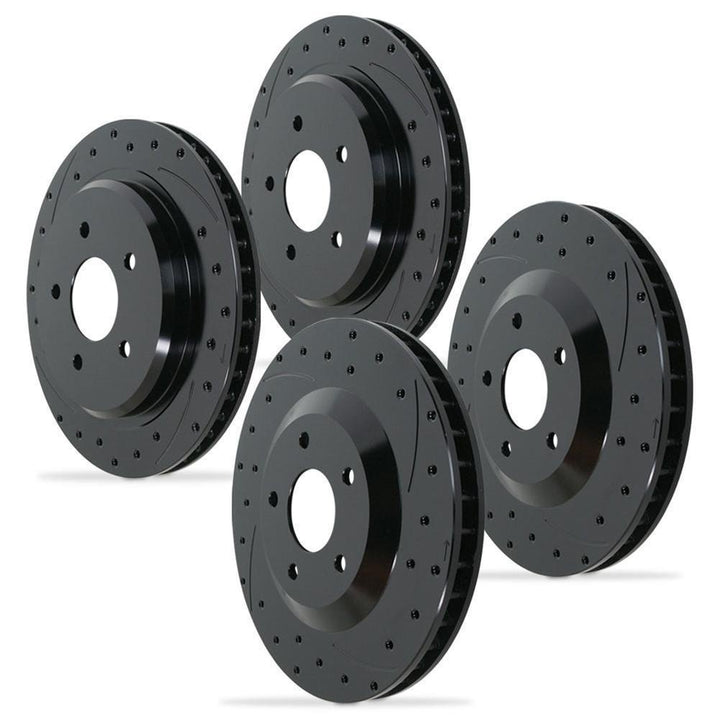 Corvette Front and Rear Rotor Kit - Promatrix : 1997-2013 C5/C6 Non-Z51,Brakes