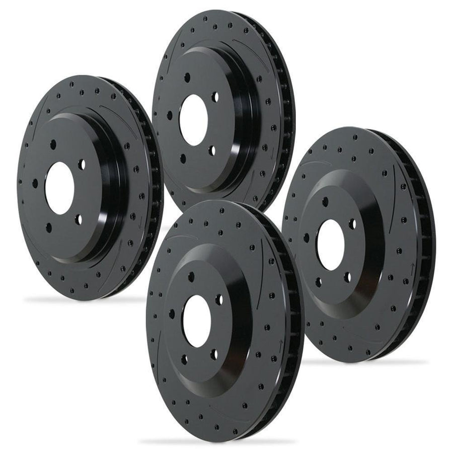 Corvette Front and Rear Rotor Kit - Promatrix : 1997-2013 C5/C6 Non-Z51,Brakes