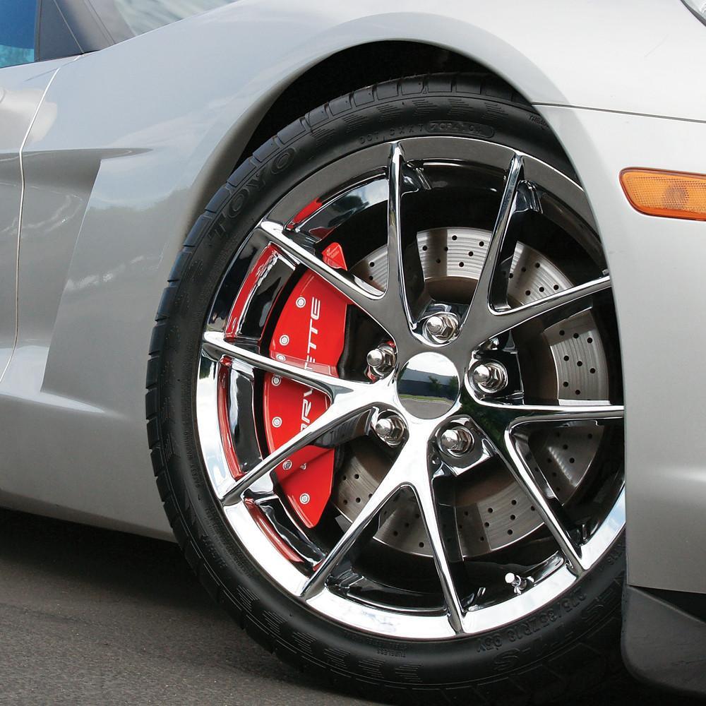 MGP Corvette Caliper Covers (Set of 4) - Red (C5 / C5 Z06),Brakes