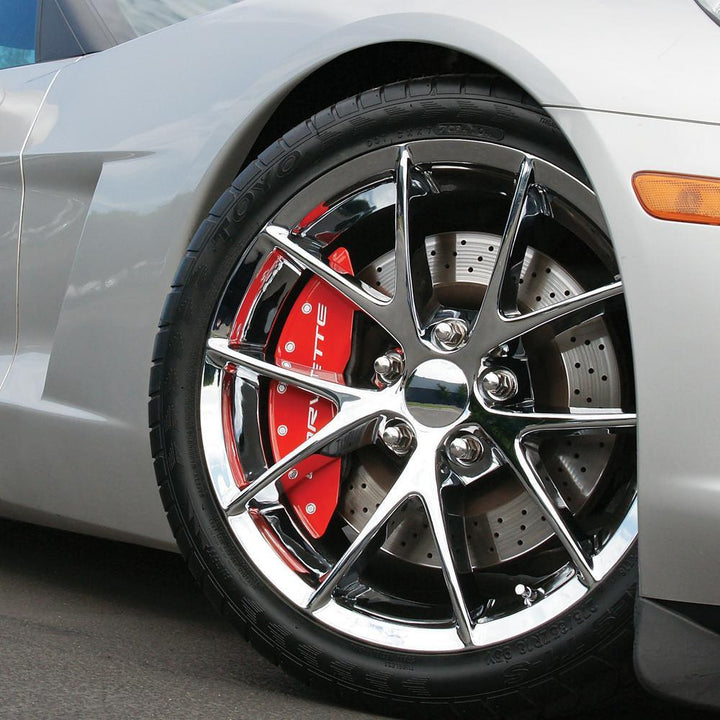 MGP Corvette Caliper Covers (Set of 4) - Red (C5 / C5 Z06),Brakes