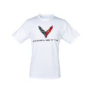 NEXT GEN CORVETTE CARBON FLASH T-SHIRT : WHITE,T-shirts
