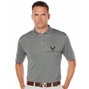 Next Generation C8 Corvette Callaway Dry Core Polo - Mens : Smoke,Polo Shirts