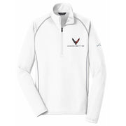 Next Generation C8 Corvette Eddie Bauer Half Zip Fleece Jacket : White,Jackets