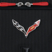 Travel in style with customized luggage featuring the Corvette logo.,Accessories